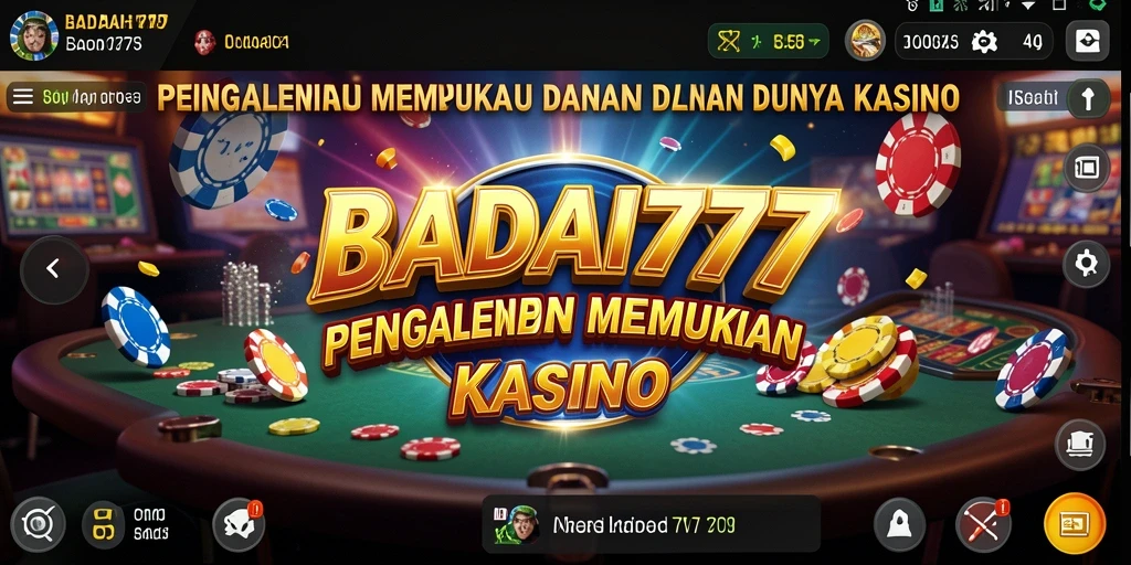 Tampilan gameplay BADAI777 yang menarik dan penuh warna.