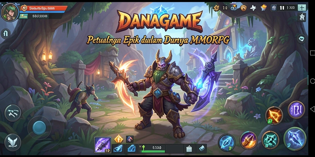 Gameplay menakjubkan dalam DANAGAME dengan petualangan seru.