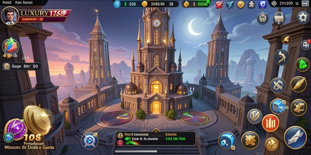 Tangkapan layar gameplay Tower Defense LUXURY138 yang menarik dan menantang.