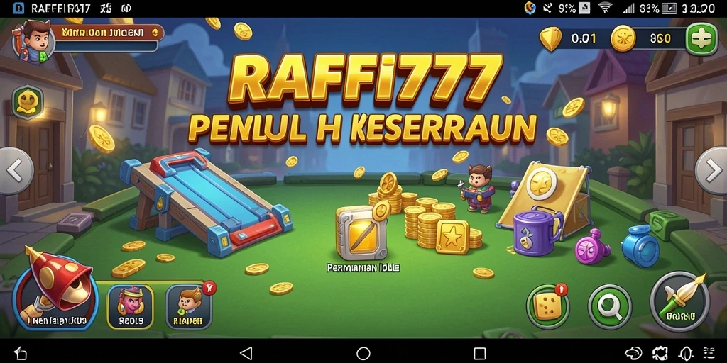 Tampilan gameplay RAFFI777 yang seru dan interaktif.