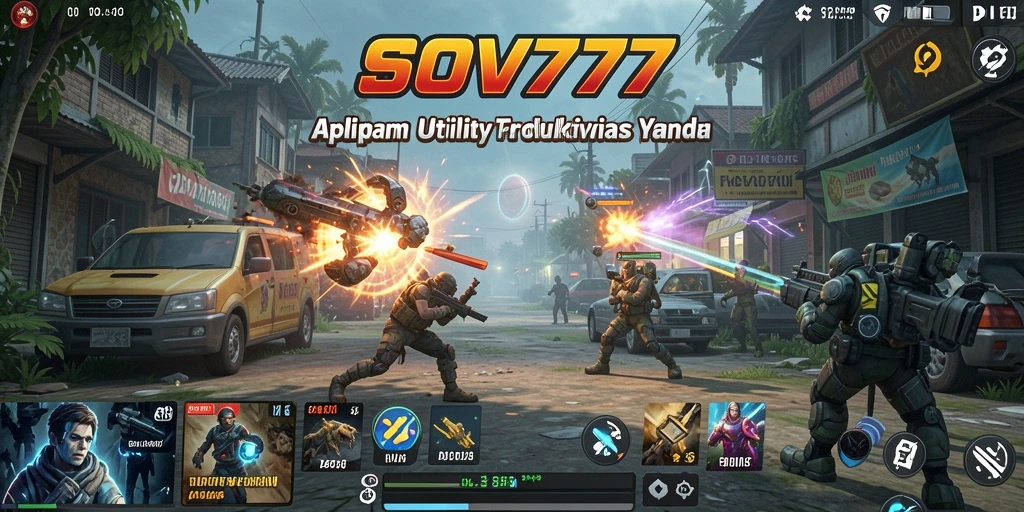 Screenshot utama SOV777 menampilkan antarmuka aplikasi Utility yang sederhana dan fungsional.